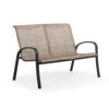 Madeira Outdoor Sling Loveseat In Midnight With Napa Brindle Sling