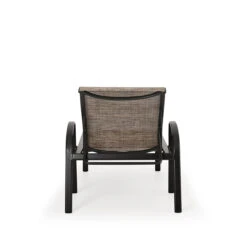 Madeira Outdoor Sling Chaise Lounge In Midnight With Napa Brindle Sling