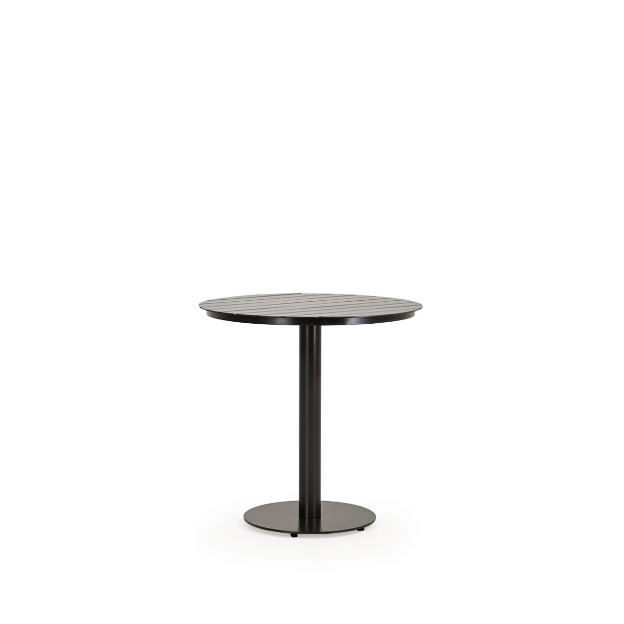 Reef Outdoor 29" Round Aluminum Slat Top Bistro Table - Image 3