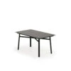 Madeira Outdoor Cocktail Table In Midnight With Aluminum Slat Top