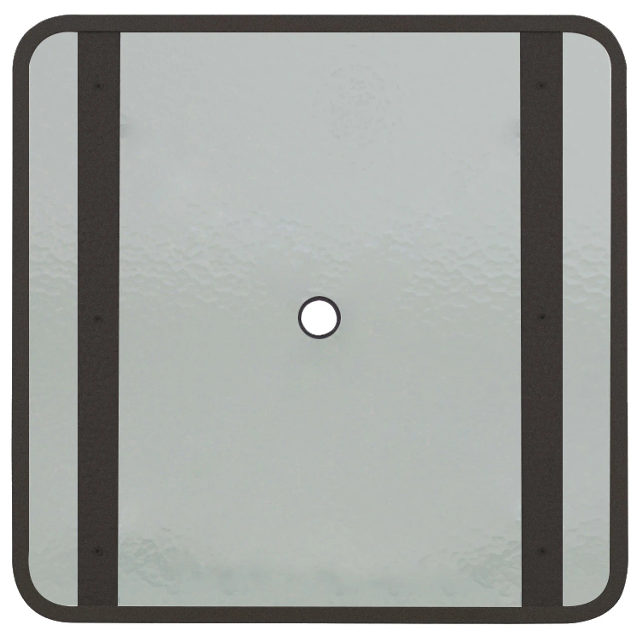 Madeira Outdoor 36" Square Glass Top Counter Height Table In Midnight - Image 3