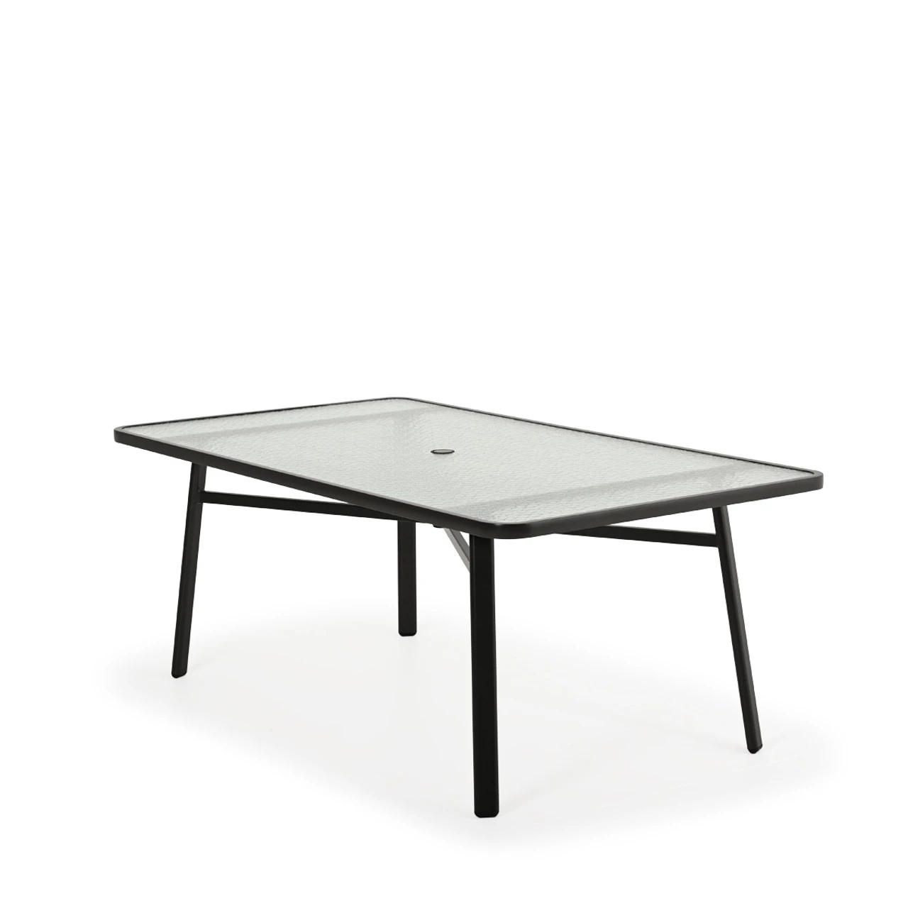 Reef OutdoorGlass Top 42" X 75" Rectangle Dining Table In Midnight - Image 2