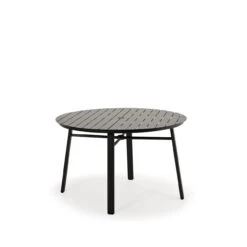 Reef Outdoor 48" Round Aluminum Slat Top Dining Table