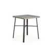 Cabana Outdoor 36" Square Poly Top Bar Height Table In Charcoal