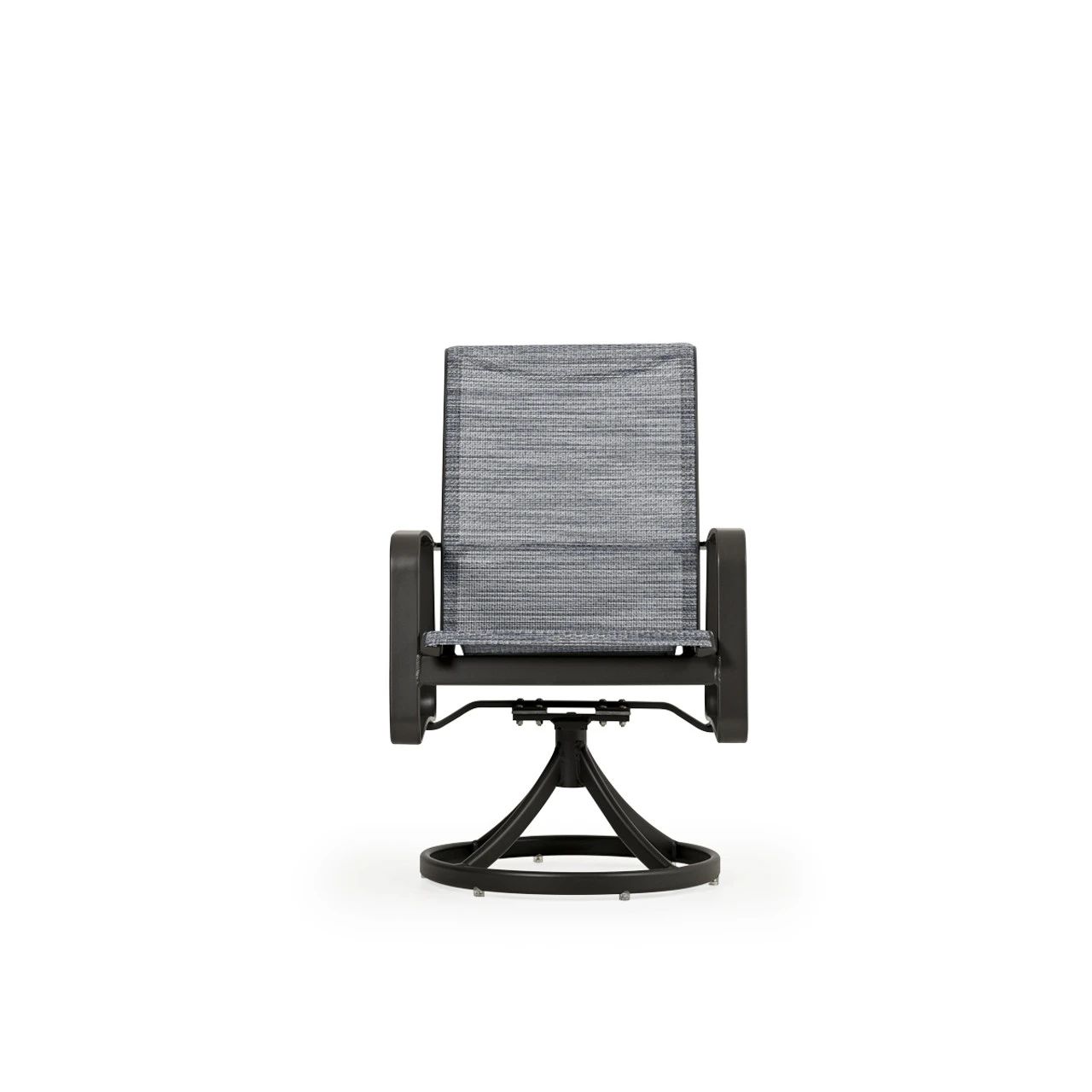 Cabana Outdoor Sling Swivel Tilt Dining Chair - Image 3