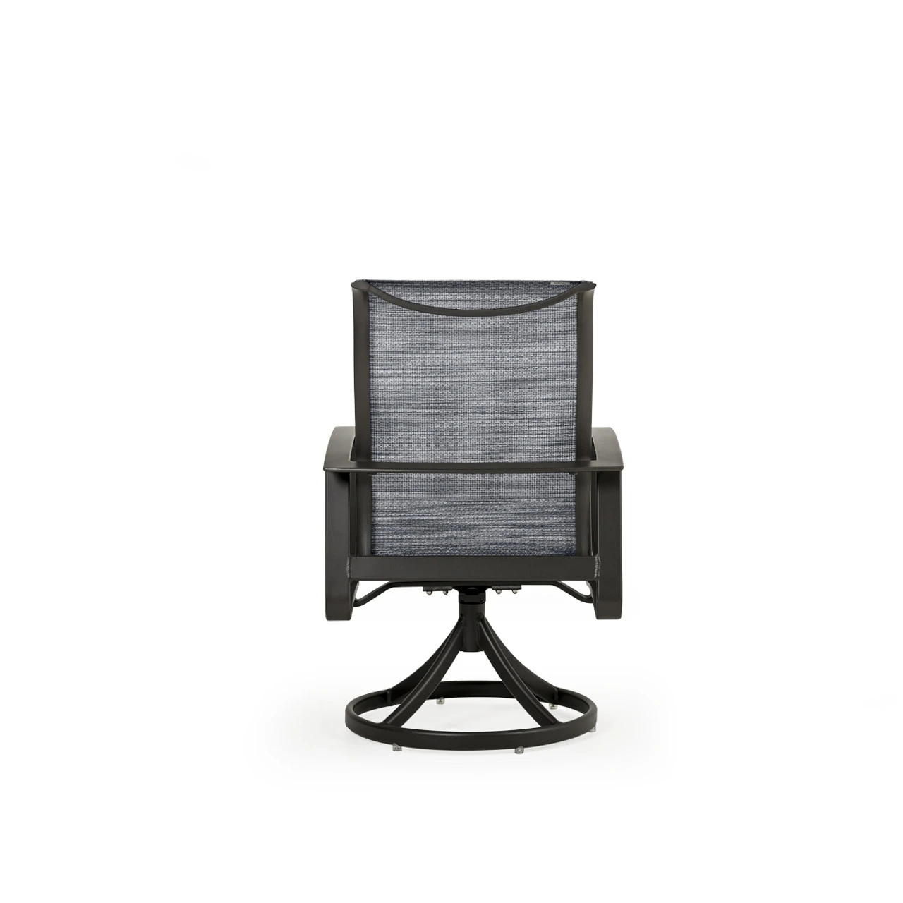 Cabana Outdoor Sling Swivel Tilt Dining Chair - Image 4