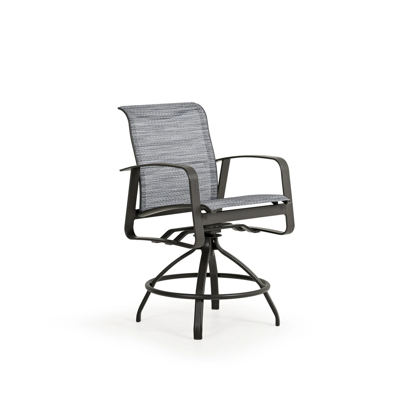 Cabana Outdoor Sling Swivel Counter Stool - Image 4