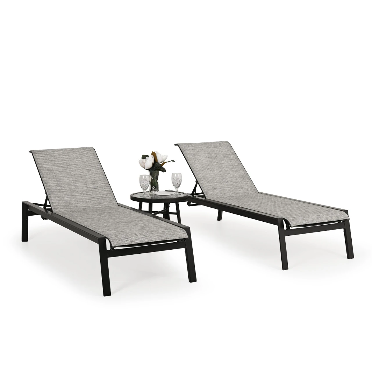 Reef Outdoor Sling Chaise Lounge - Image 7
