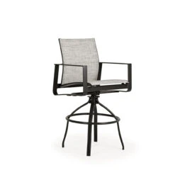 Reef Outdoor Swivel Sling Bar Stool