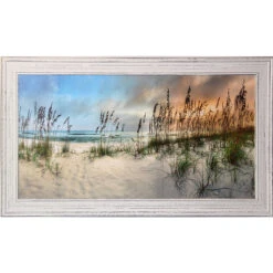 Beach Pastels By Doug Cavanah - Framed Art
