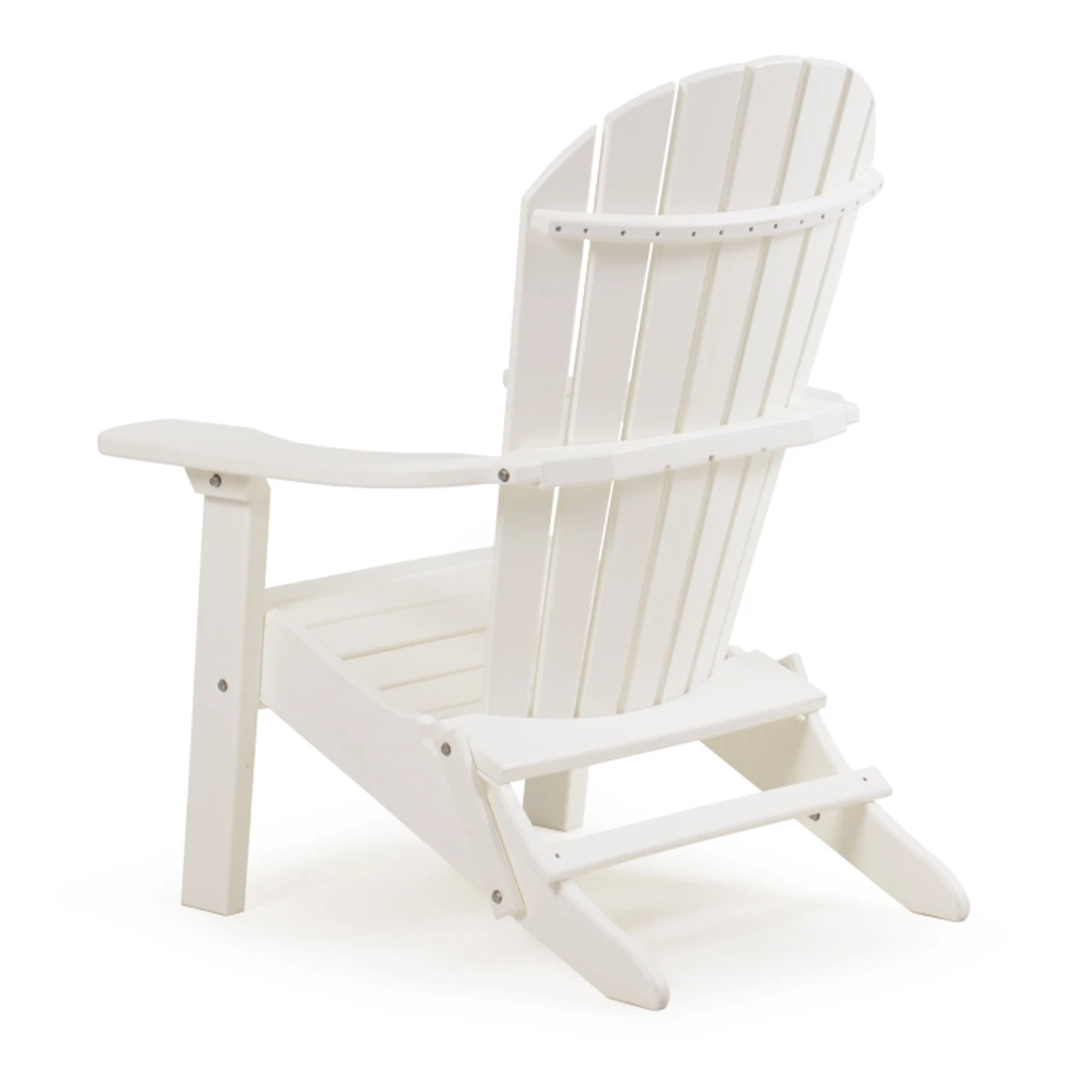 Oceanside Folding Poly Lumber Adirondack Chair - Image 2