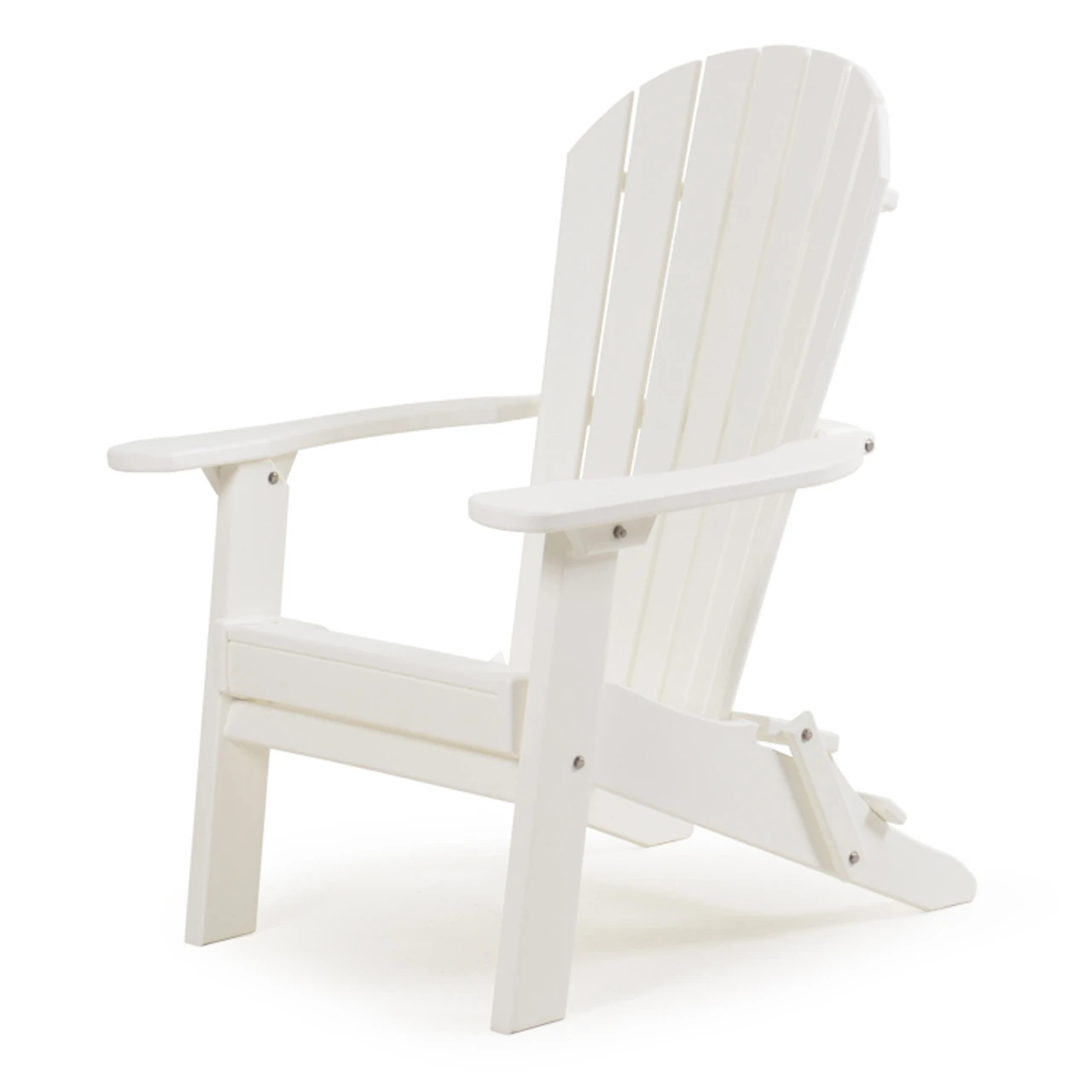 Oceanside Folding Poly Lumber Adirondack Chair - Image 3