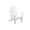 Oceanside Outdoor Poly Lumber Adirondack Recliner With Pull Out Ottoman