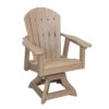 Oceanside Outdoor Poly Lumber Swivel Dining Chair
