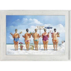 No Alcohol Beyond This Point By Ronad West - Framed Art