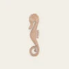 Small Seahorse Carved Wood Wall Hanging