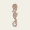 Indoor Medium Sized Carved Wood Seahorse