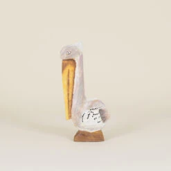 Indoor Standing Pelican With Mosaic Wings