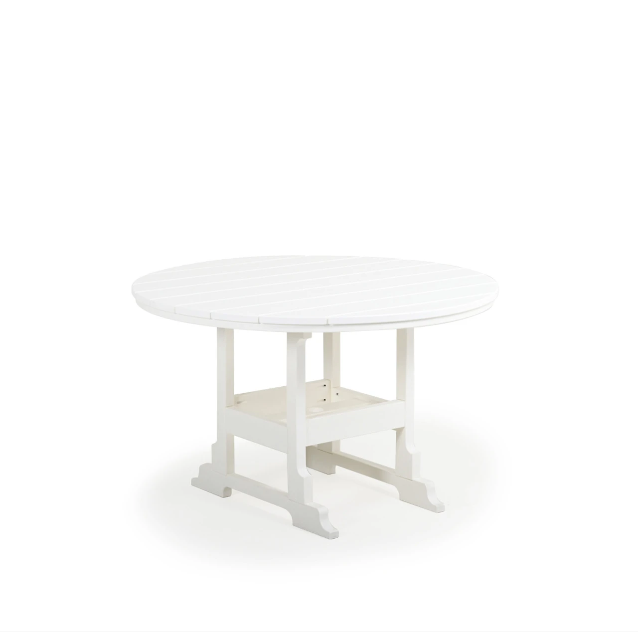 Oceanside Outdoor 48" Round Poly Lumber Dining Table - Image 2