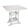 Oceanside Outdoor 42" Square Poly Lumber Bar Table