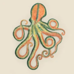 Metal Octopus Wall Hanging