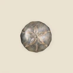 Small Metal Sand Dollar Wall Art
