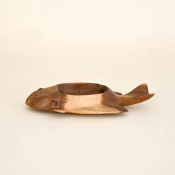 Large Wood Fish Bowl