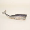 Wood Whale With Flat Bottom, Large