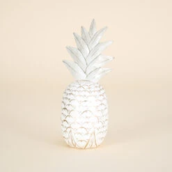 Wood Pineapple, White