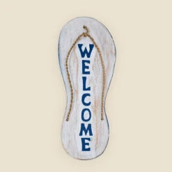 Welcome Flip Flop Wall Hanging