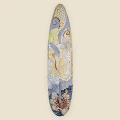 Mosaic Flower Surfboard Wall Hanging