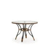 Empire Outdoor Wicker 40" Round Bistro Dining Table