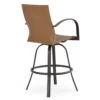 Empire Outdoor Wicker Bar Stool With Arms