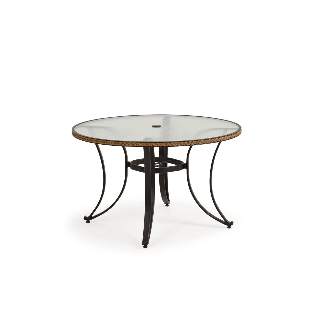 Empire Outdoor Wicker 48" Round Dining Table - Image 3