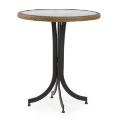 Empire Outdoor Wicker 30" Round Counter Height Table