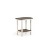 Oval Poly Lumber Side Table