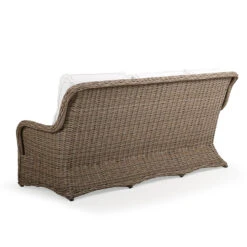 Maldives Outdoor Wicker Sofa In Ash Weave