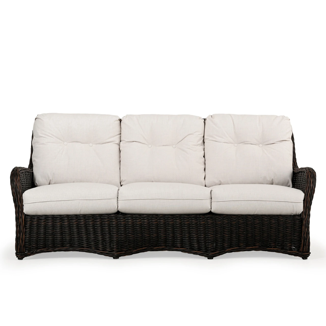 Maldives Outdoor Wicker Sofa In Clove Weave - Image 6