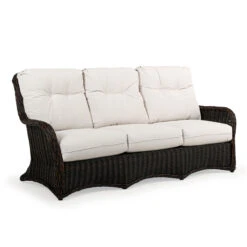 Maldives Outdoor Wicker Sofa In Clove Weave