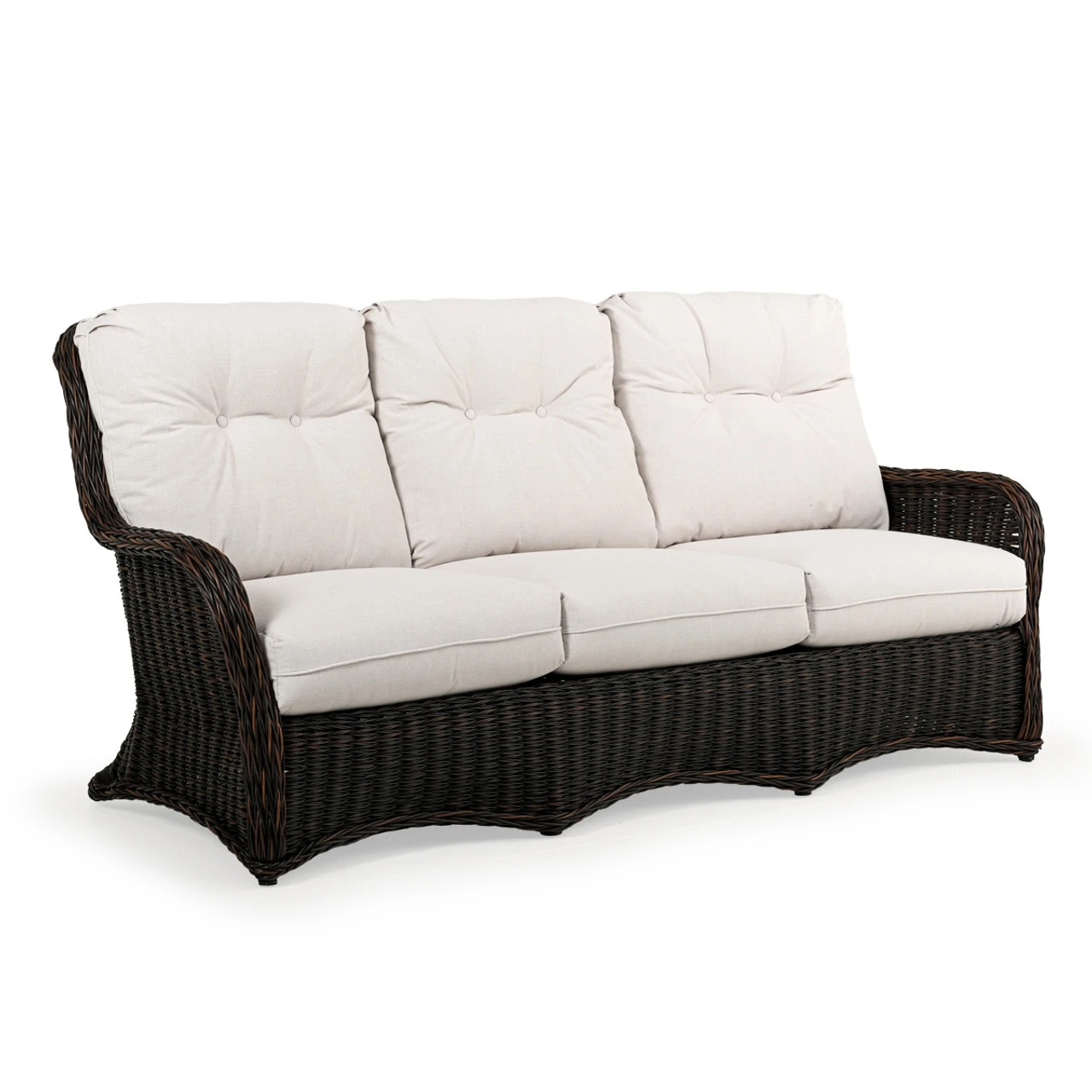 Maldives Outdoor Wicker Sofa In Clove Weave
