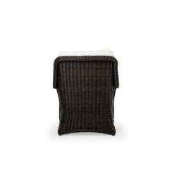 Maldives Outdoor Wicker Lounge Chair In Clove Weave