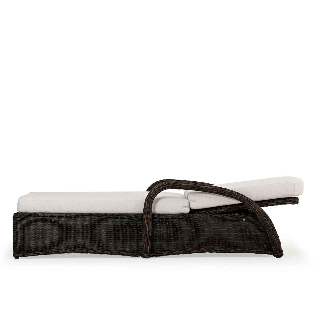 Maldives Outdoor Wicker Chaise Lounge In Clove Weave - Image 7