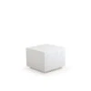 St Martin Outdoor Aluminum Square Faux Marble End Table