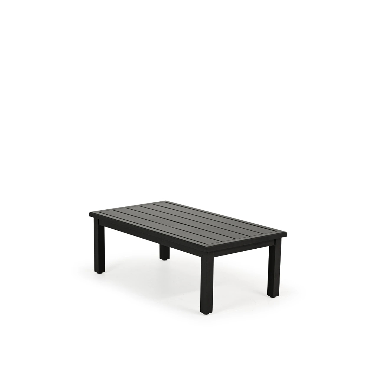 Costa Outdoor Aluminum Cocktail Table In Carbon Finish - Image 2