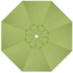 9' Crank Tilt Kiwi Umbrella With White Pole