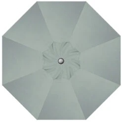 9' Crank Tilt Spa Umbrella With Anthracite Pole