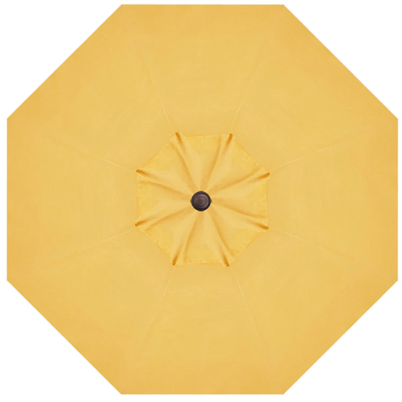 9' Crank Tilt Lemon Umbrella With Bronze Pole