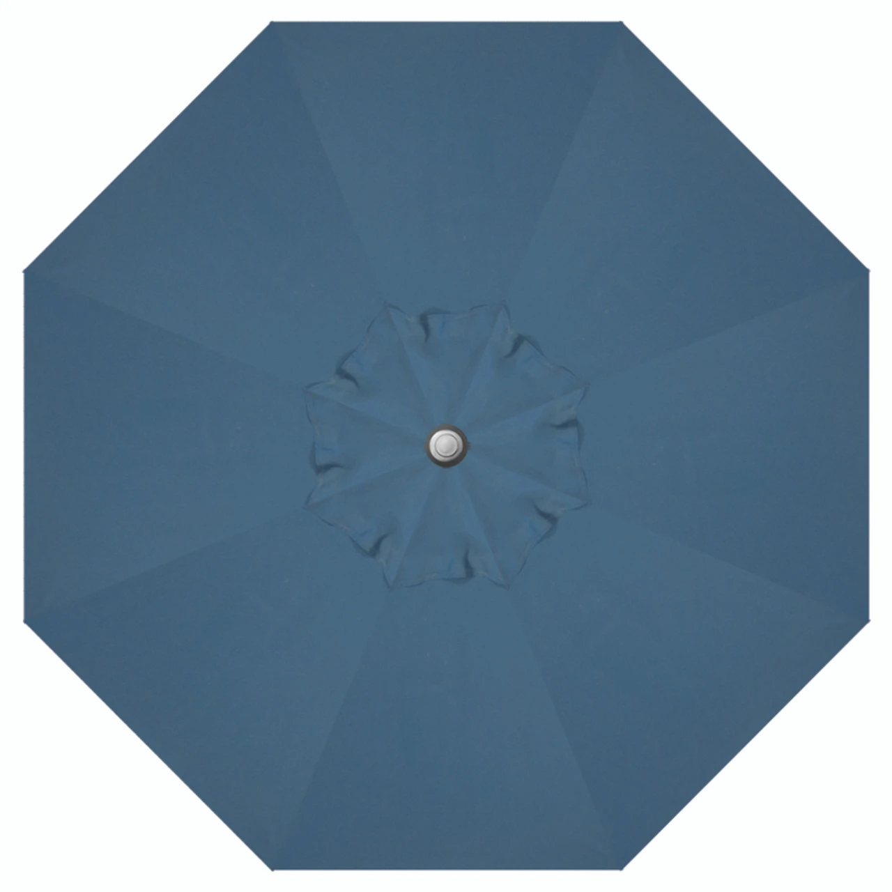 9' Push Button Blue Jay Umbrella With Anthracite Pole