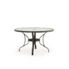 Shoreline 48" Round Dining Table With Glass Table Top