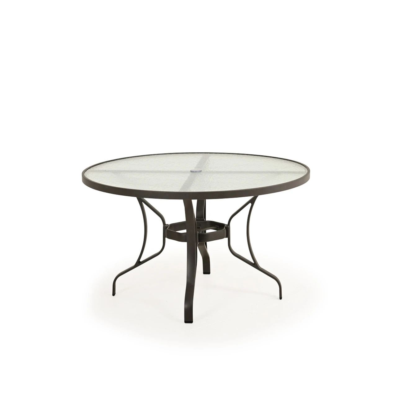 Shoreline 48" Round Dining Table With Glass Table Top - Image 2